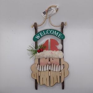 Cypress Home Santa Claus Welcome Decoration 7"